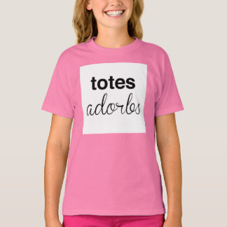 T-shirts Tee Gráfica de Rapariga Bolsa