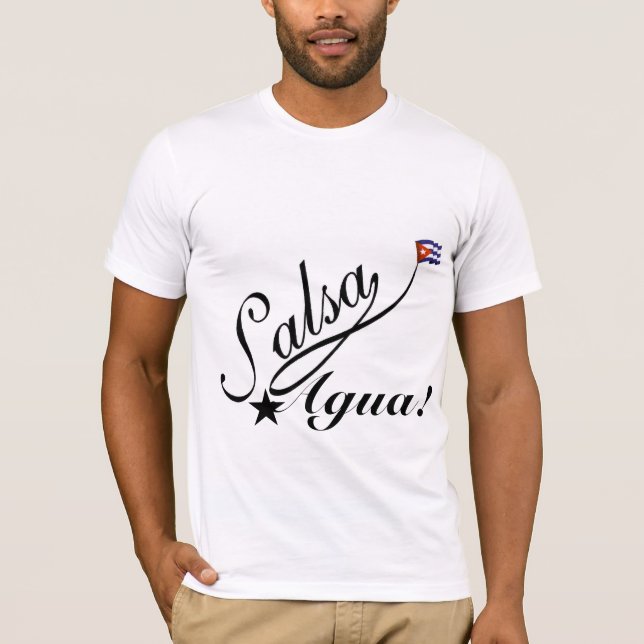 T-shirts Tee -shirt Salsa Agua! (Frente)