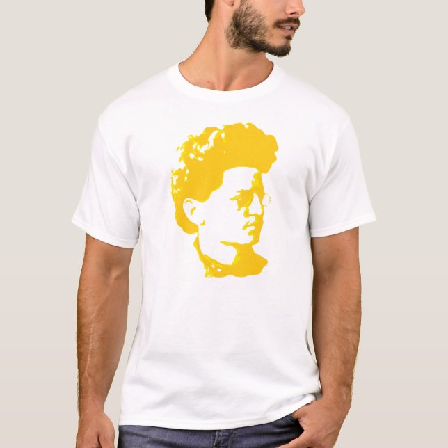 T-shirts Tee Trotsky Amarelo (Frente)