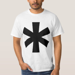 T-shirts Tee White Asterisk