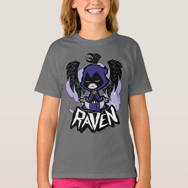 T-shirts Teen Titans Go! | Ataque a Raven (Frente)