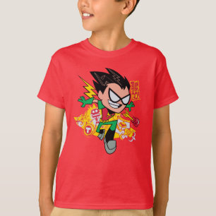 T-shirts Teen Titans Go! Gráfico Arsenal de Robin