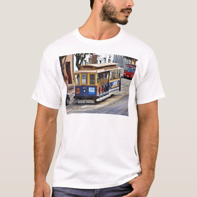 T-shirts Teleféricos em San Francisco (Frente)