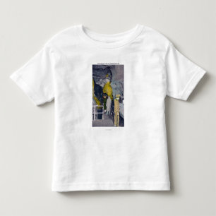 T-shirts Telefonar na cabeça do lago subterrâneo