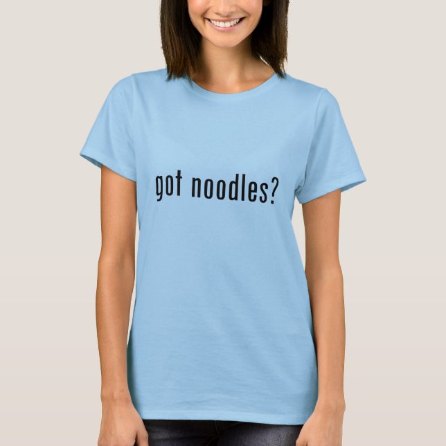 T-shirts tem macarrão? (Frente)