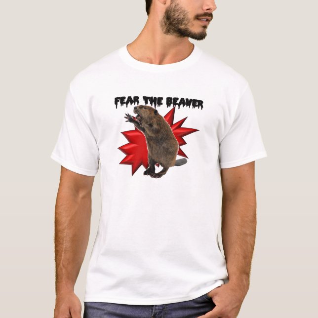T-shirts Tema o castor (Frente)