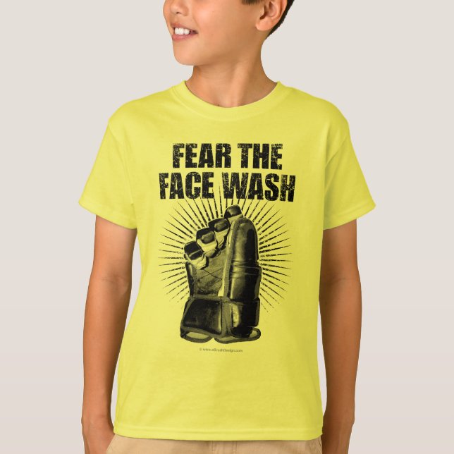 T-shirts Temer o Lava-Face (Hóquei) (Frente)