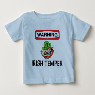 T-shirts Têmpera irlandesa de advertência