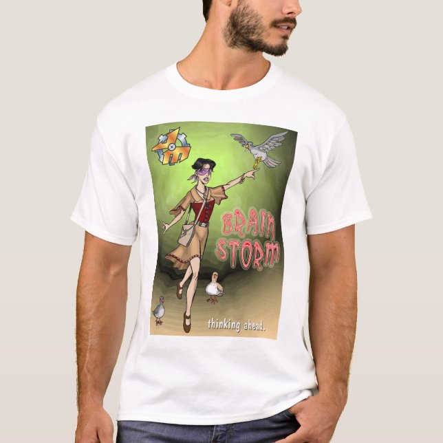 T-shirts Tempestade de cérebro (Frente)