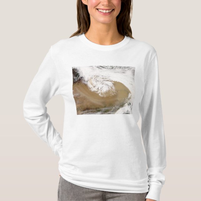 T-shirts Tempestade de poeira na China norte 2 (Frente)