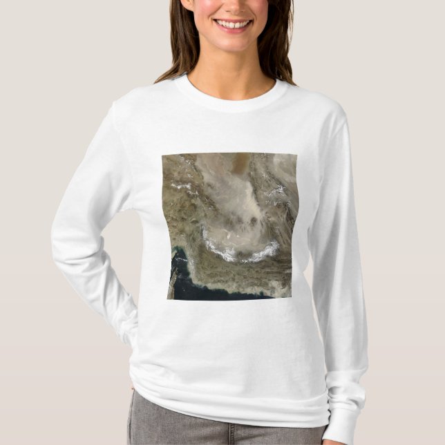 T-shirts Tempestade de poeira no Irã (Frente)