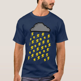 T-shirts Tempestade do pixel (grande)