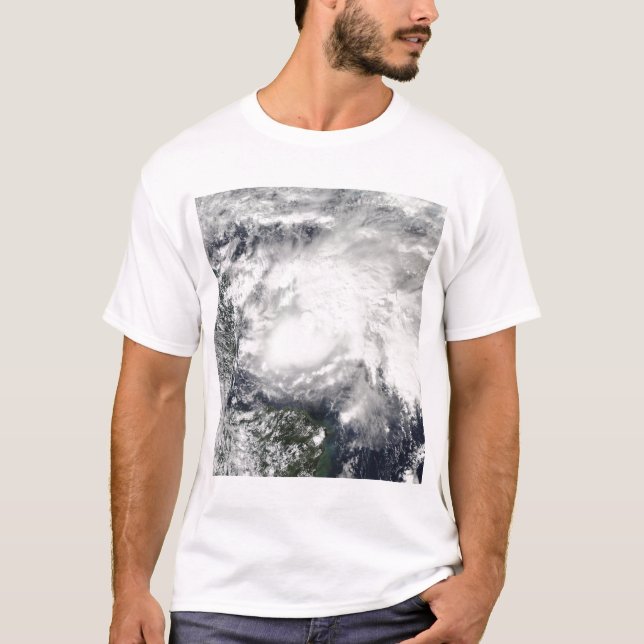 T-shirts Tempestade tropical Ida no Mar Caribe (Frente)