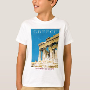 T-shirts Templo de Partenon da Grécia de Atenas viagens vin