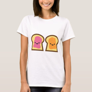 T-shirts Tempo da geléia da manteiga de amendoim!