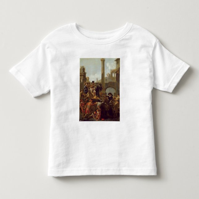 T-shirts Tempo do carnaval em Roma, 1653 (óleo em canvas) (Frente)
