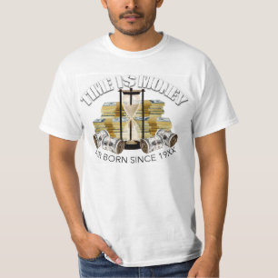 T-SHIRTS TEMPO É DINHEIRO - NASCER AÉREO DESDE 19XX