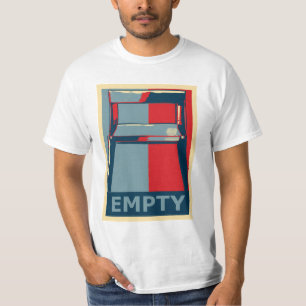 T-shirts Tempo invisível da cadeira de Obama para a mudan