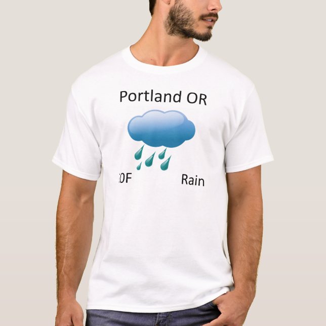 T-shirts tempo Portland OU (Frente)