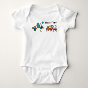 T-shirts Tempo pré-escolar de Maisy e de petisco dos amigo