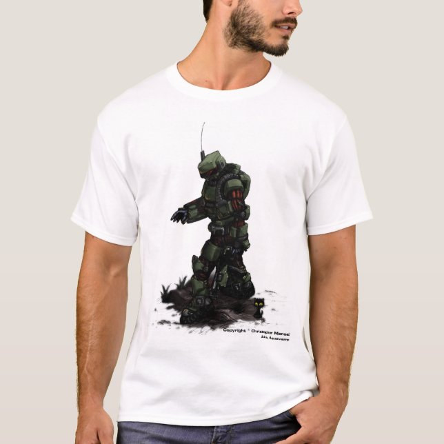 T-shirts Temprus - olhe circularmente (Frente)