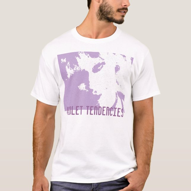T-shirts Tendências violetas (Frente)