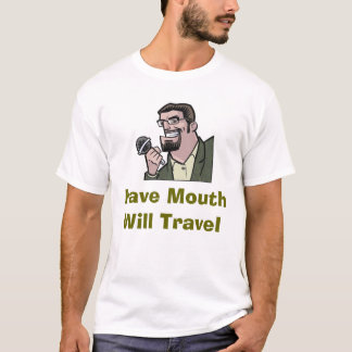 T-shirts Tenha a boca viajará