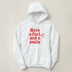 T-shirts Tenham um Curl e um Sorriso Hoodie