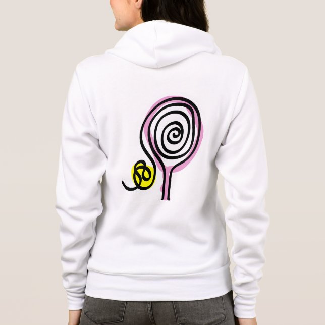 T-shirts Tênis Hoodie para mulheres | Esportes (Verso)