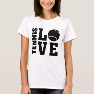 T-shirts Tênis, Tênis, AMOR, Tênis