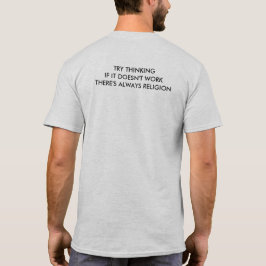 T-shirts Tente pensar se não funcionar...