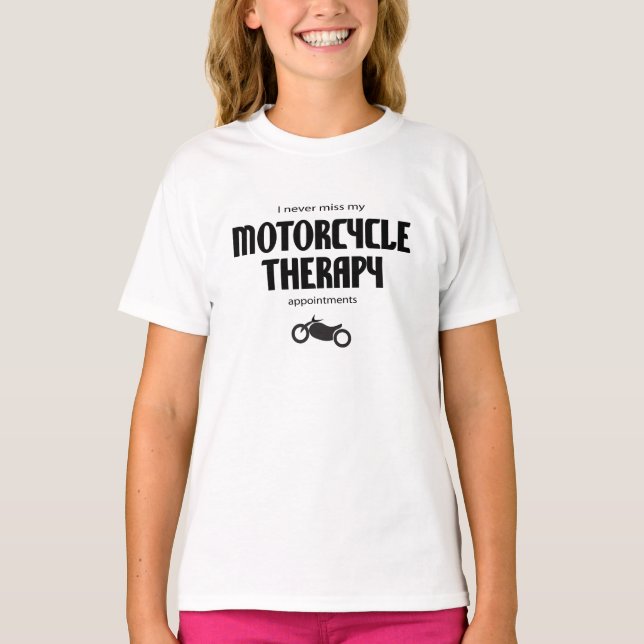 T-shirts Terapia da motocicleta (Frente)