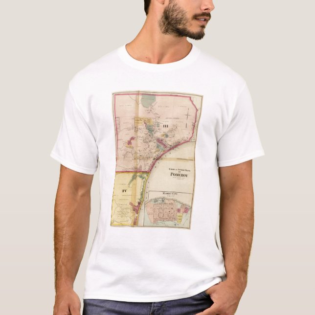 T-shirts Terceiras e quartas divisões de Pomeroy (Frente)