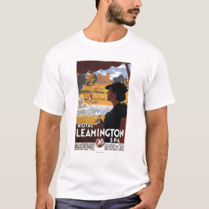 T-shirts Termas reais, poster do trilho da água potável da