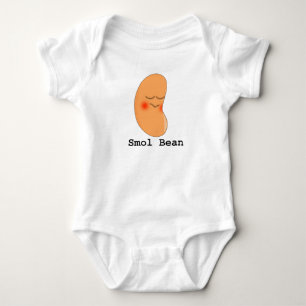 T-shirts Terno do bebê do feijão de Smol