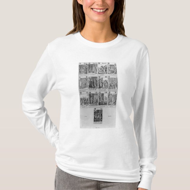 T-shirts Terno dos corações que ilustram 'o Plot Popish (Frente)