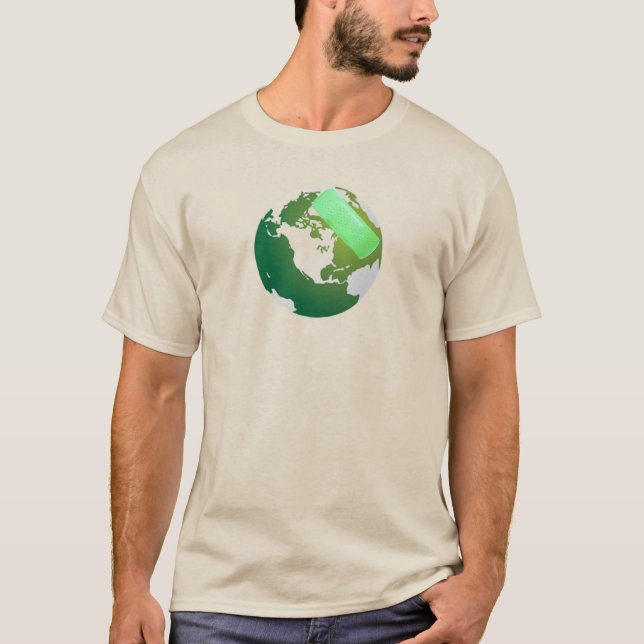 T-shirts Terra Bandida Verde (Frente)