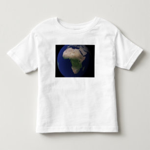 T-shirts Terra completa que mostra África, Europa, & o Ea