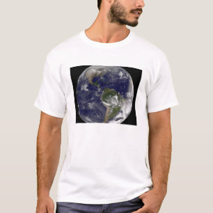 T-shirts Terra completa que mostra America do Norte e Amer