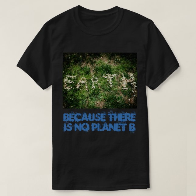 T-shirts Terra e alterações climáticas (Frente do Design)