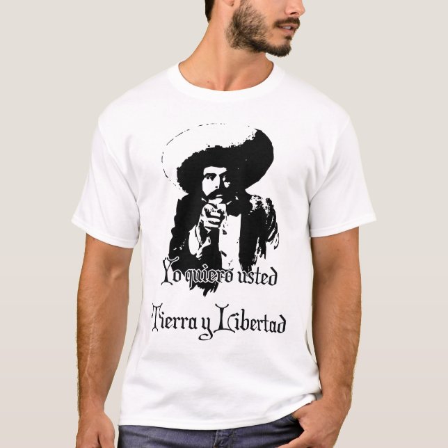 T-shirts Terra e Liberdade de Por (Frente)