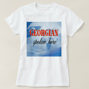 T-shirts Terra nebulosa aqui falada Georgian