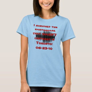 T-shirts Terremoto de Ontário
