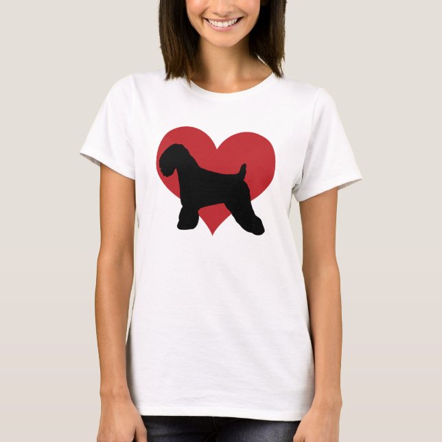 T-shirts Terrier com revestimento suave (Frente)