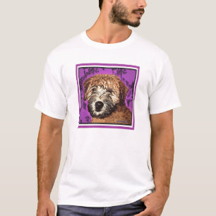 T-SHIRTS TERRIER WHEATEN: FILHOTE DE CACHORRO MOLHADO
