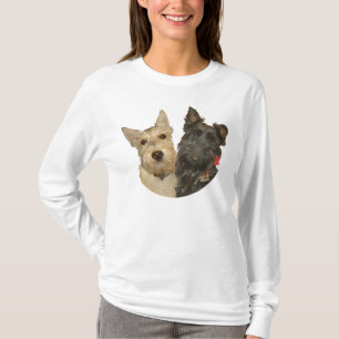 T-shirts Terriers Escoceses Trigo e Preto