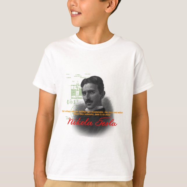 T-shirts Tesla (Frente)