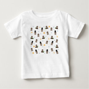 T-shirts Teste padrão do dia de Groundhog