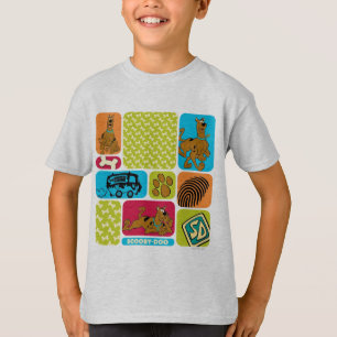 T-shirts Teste padrão do mistério de Scooby-Doo