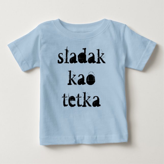 T-shirts Tetka do kao de Sladak (Frente)